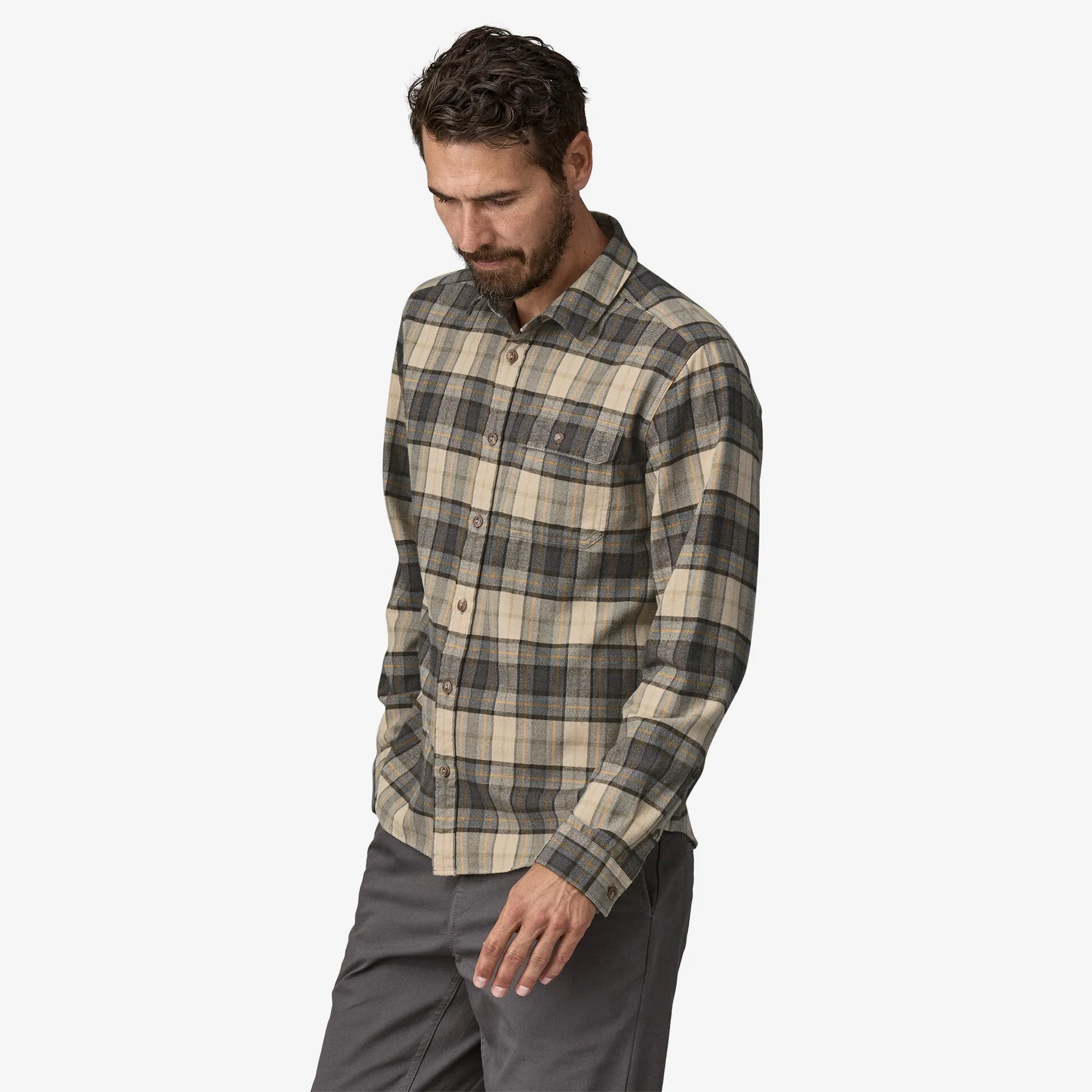 Patagonia Men's Long-Sleeved Lightweight Fjord Flannel Shirt 2025