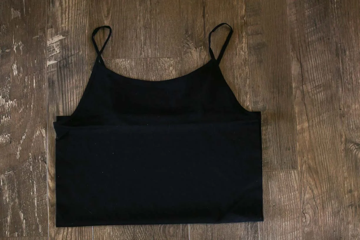 PLUS Adjustable Strap Cami - Black