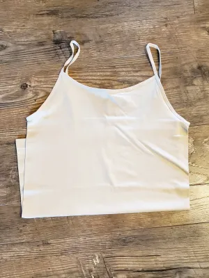 PLUS Adjustable Strap Cami - Taupe