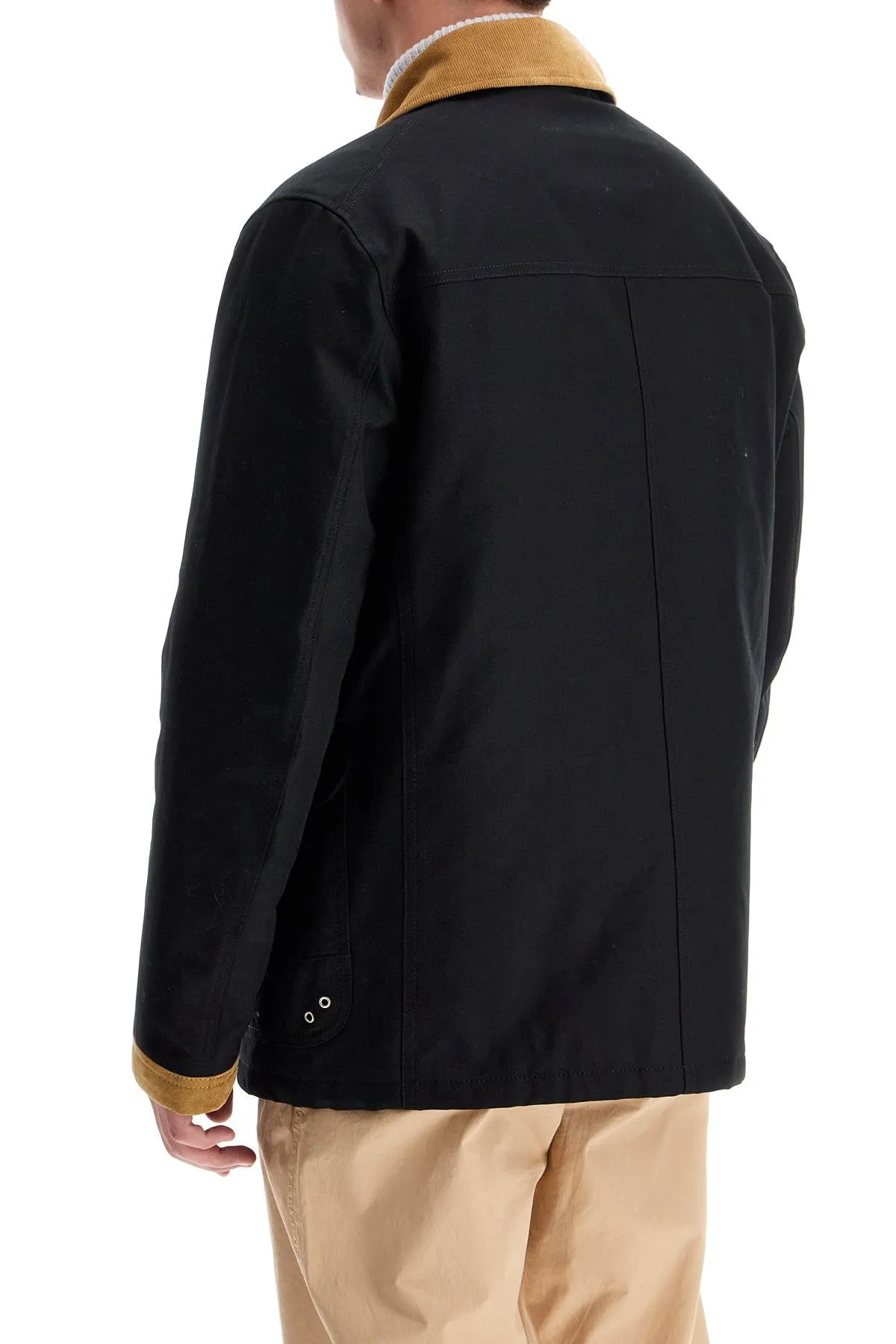 "4-hook canvas jacket with classic MAM13492810UCJ NERO