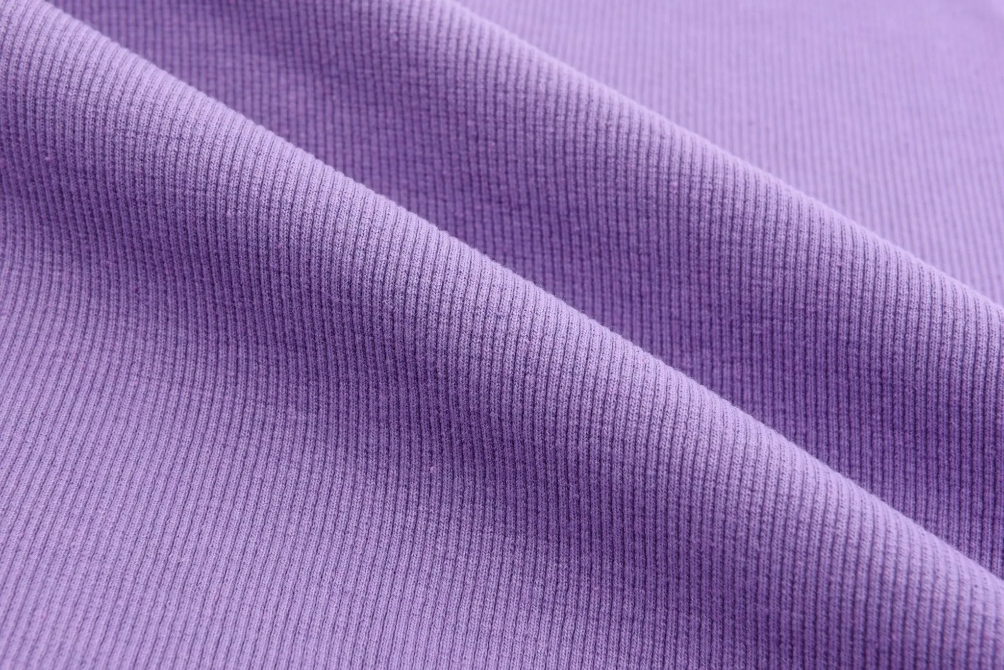 Ribbed Knitted Cotton Stretch Tubular Trim Cuffing jersey Fabric