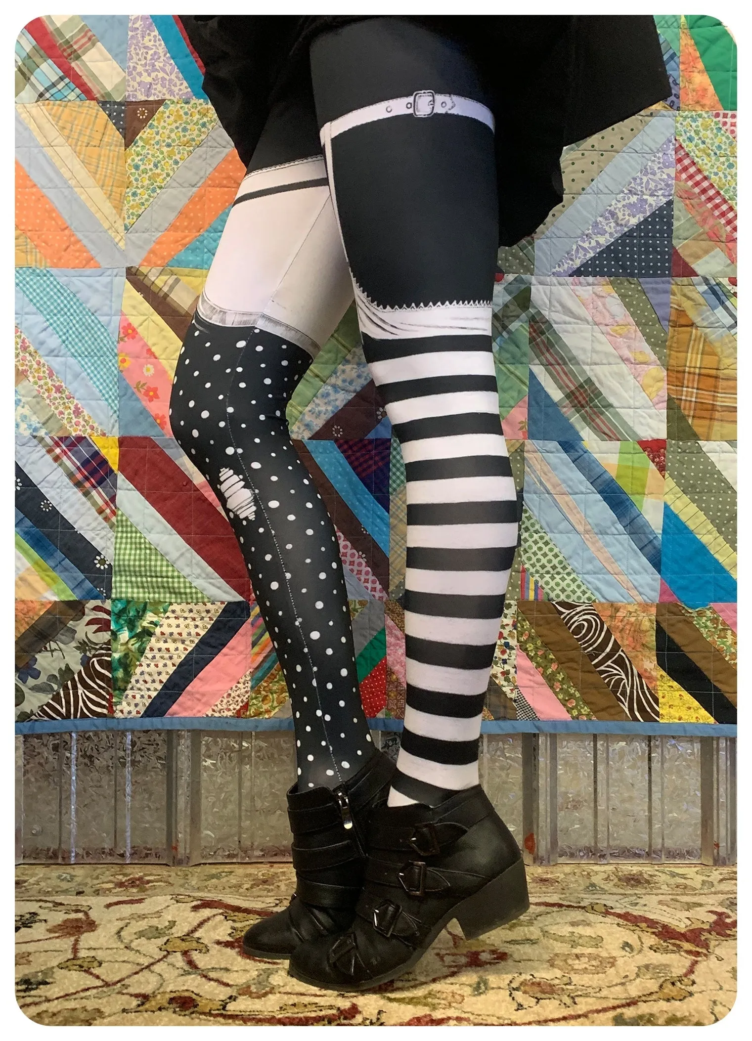 SAMPLE SALE - Pirate Pippi Leggings by fox savant