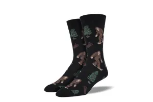 Socksmith Bigfoot Crew Fun Socks Black