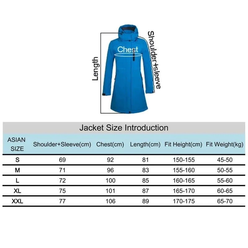 Soft Shell Fleece Jacket for Women - Windproof & Waterproof - TRVLWEGO