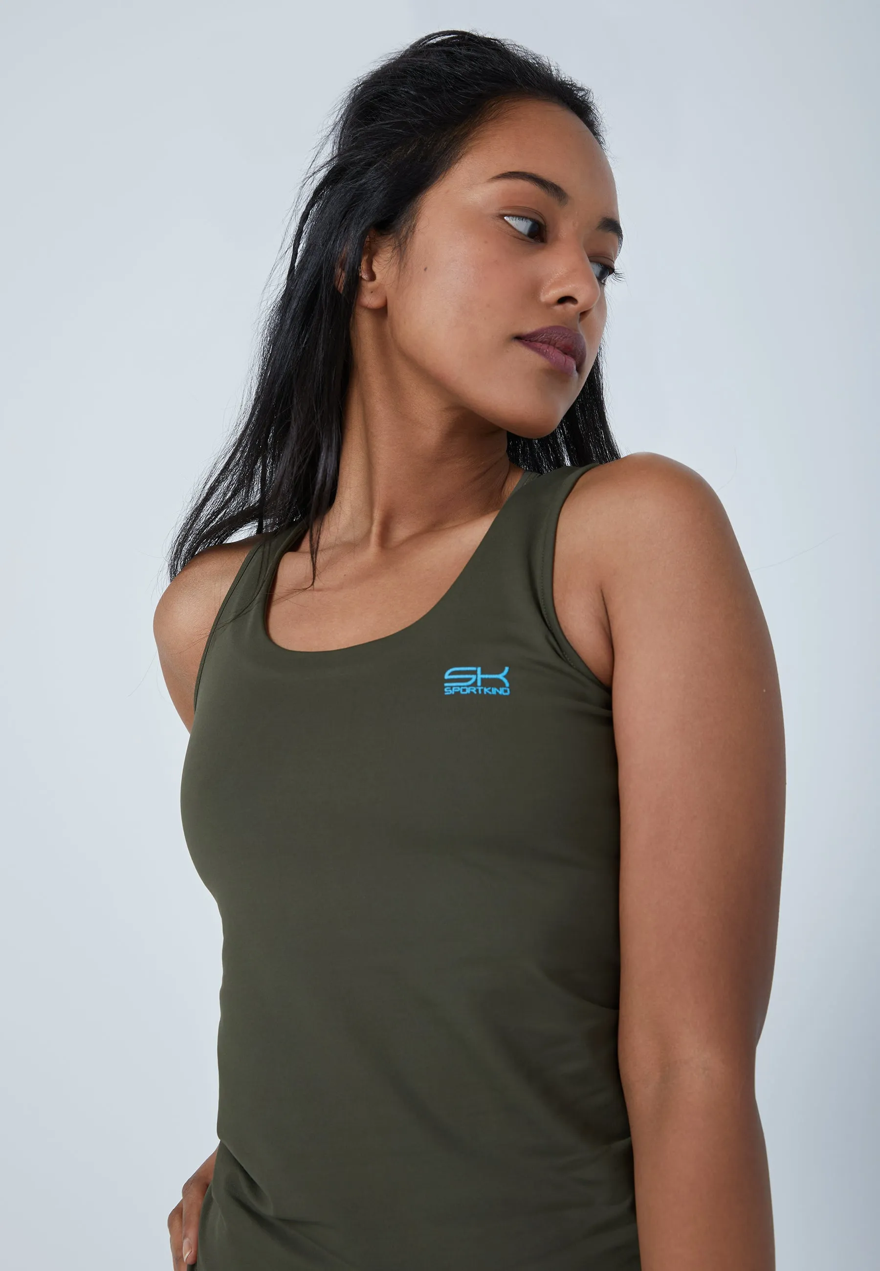 Tennis Tank Top, khaki