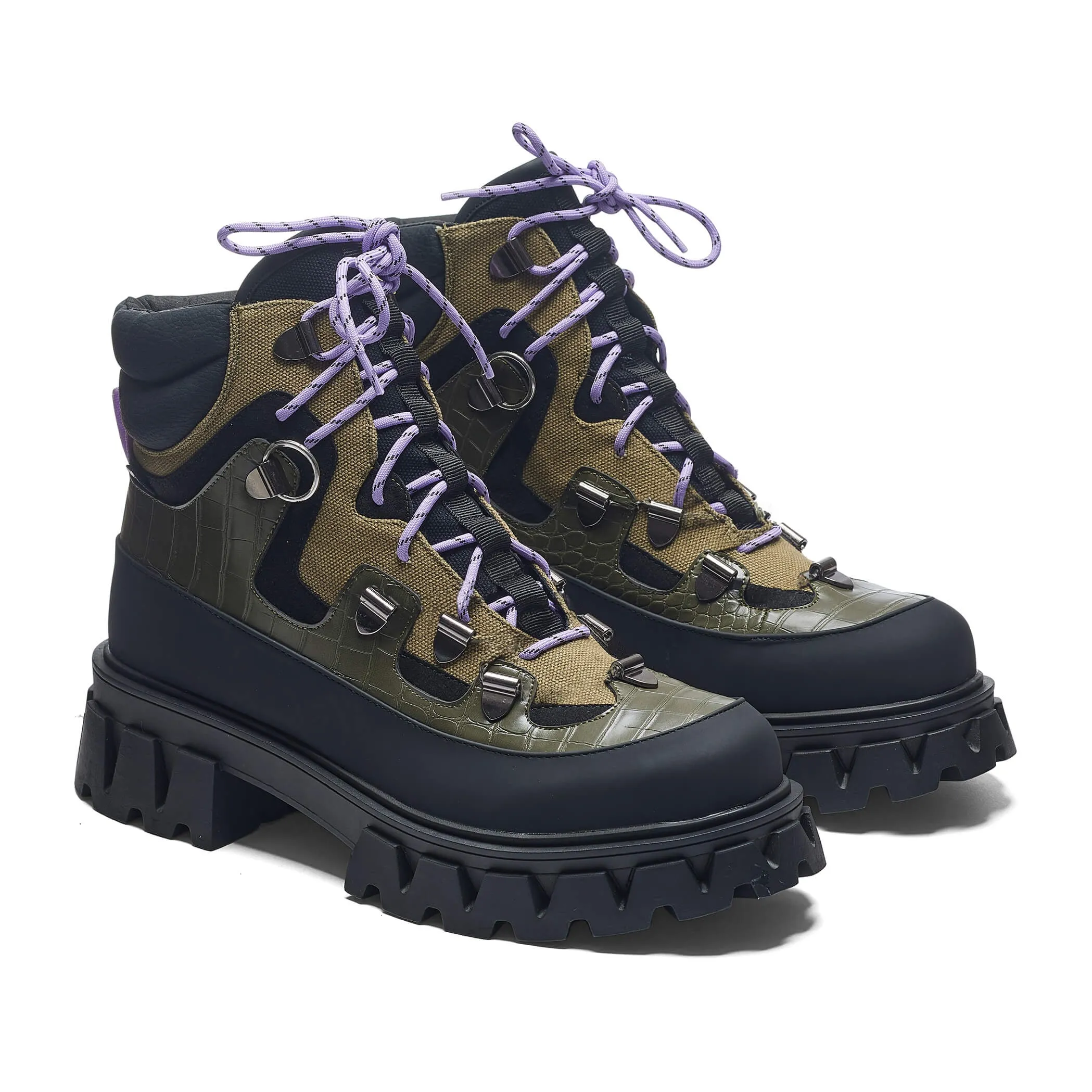 Sure! Heres an optimized title for the e-commerce product: Mens Tanned Croc Koi Reaper Durable Hiking Boots.