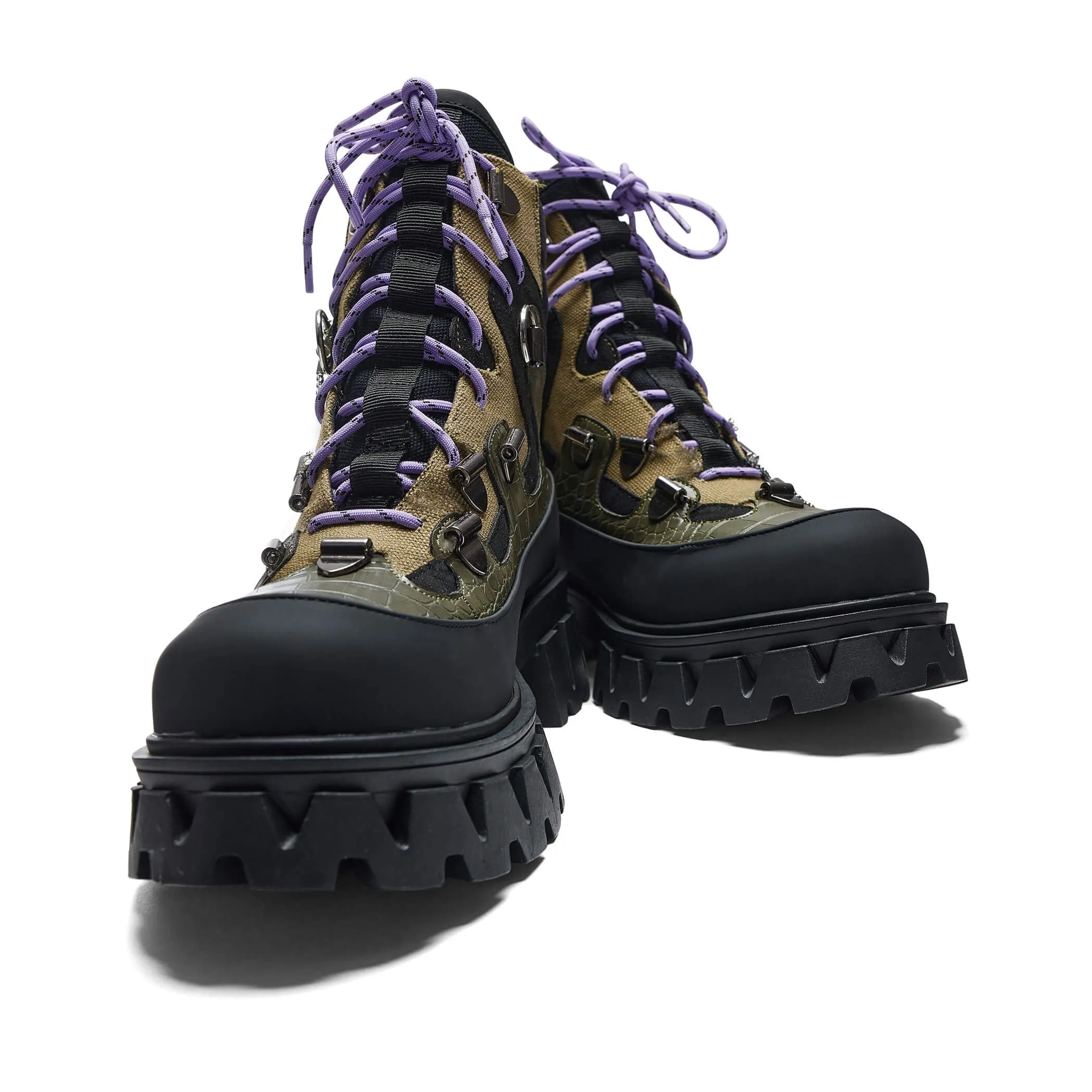 Sure! Heres an optimized title for the e-commerce product: Mens Tanned Croc Koi Reaper Durable Hiking Boots.