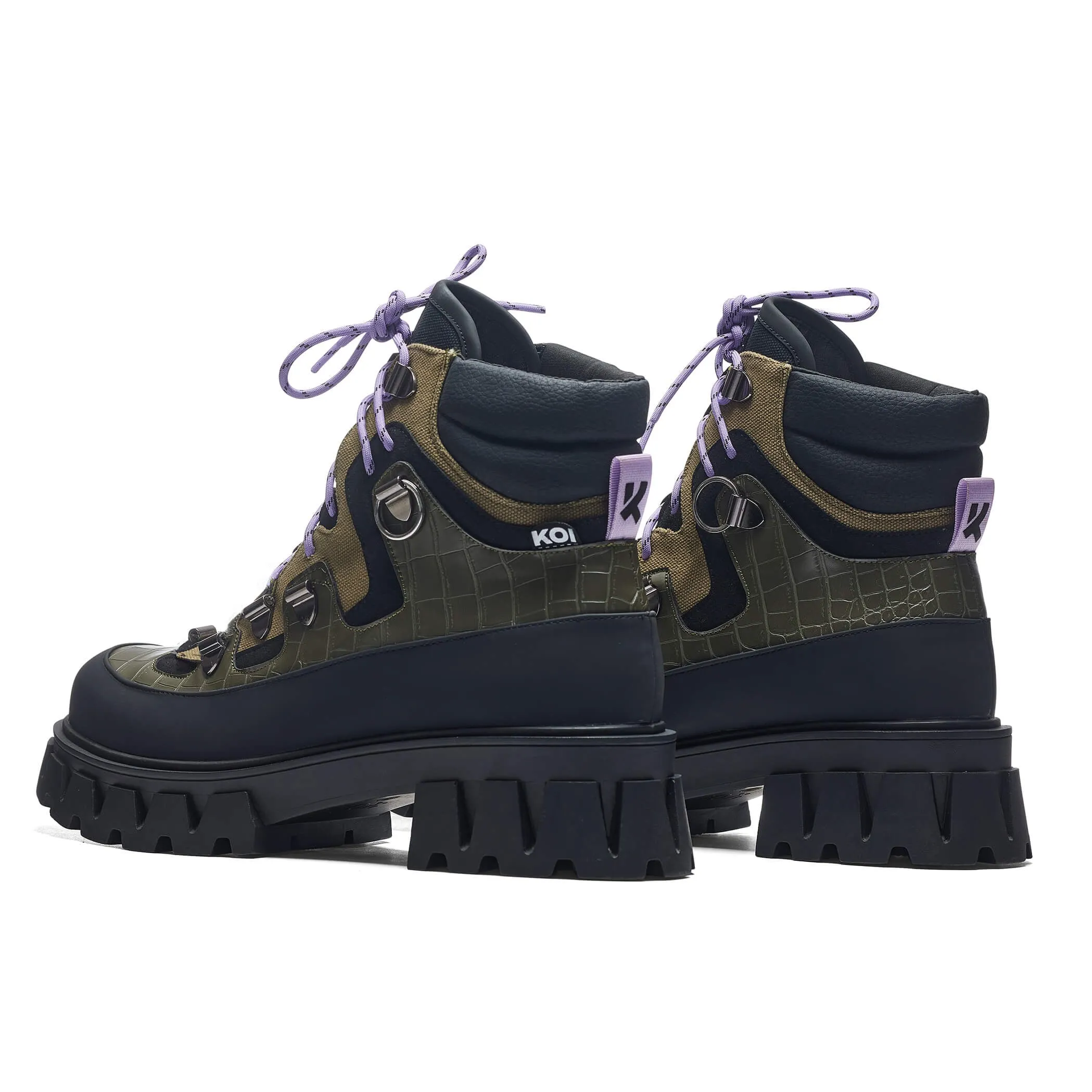 Sure! Heres an optimized title for the e-commerce product: Mens Tanned Croc Koi Reaper Durable Hiking Boots.