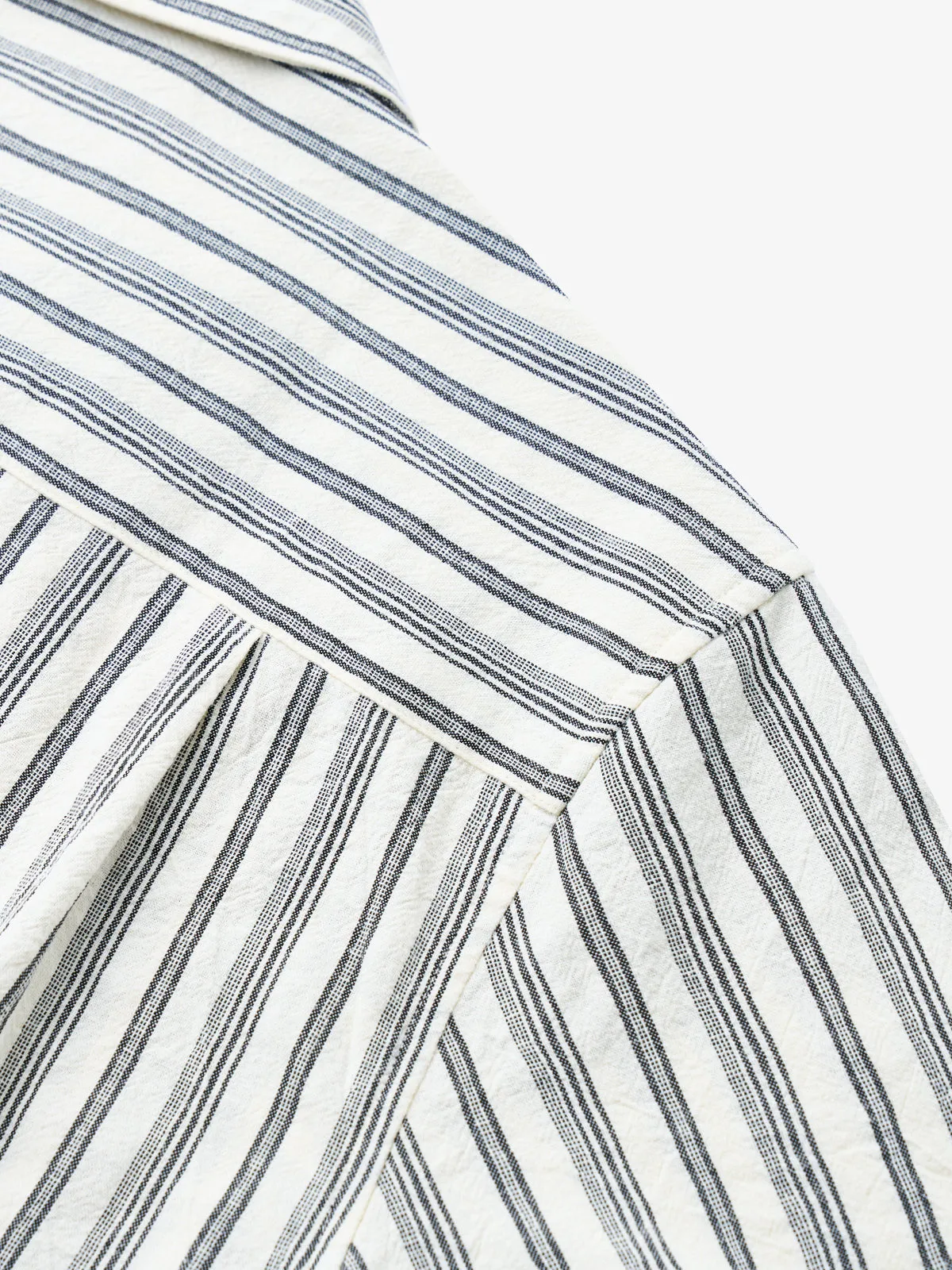 Timeless Stripe Cotton Camp Shirt