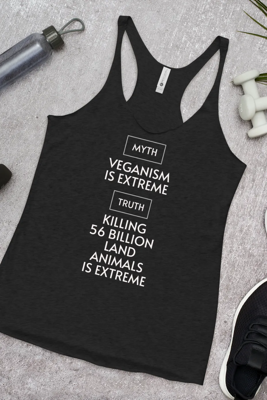 Truth About Veganism Women's Racerback Tank