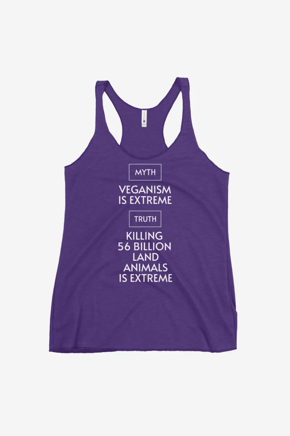 Truth About Veganism Women's Racerback Tank