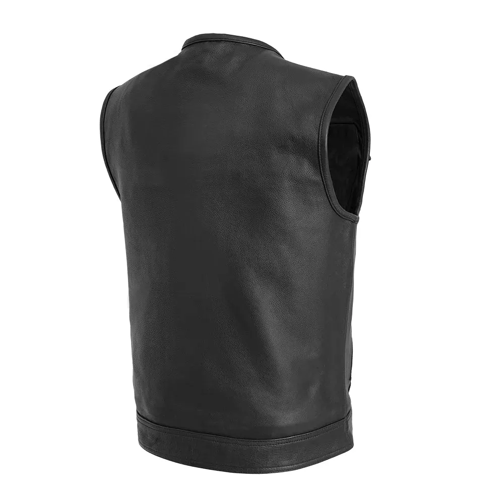 Unbeatable Men's Motorcycle Leather Vest