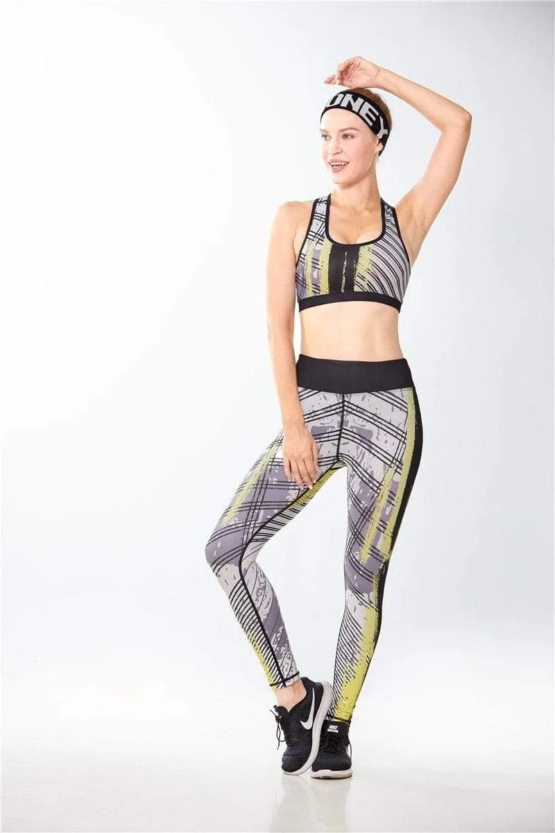 Vita Printed Gym Leggings & Top Set