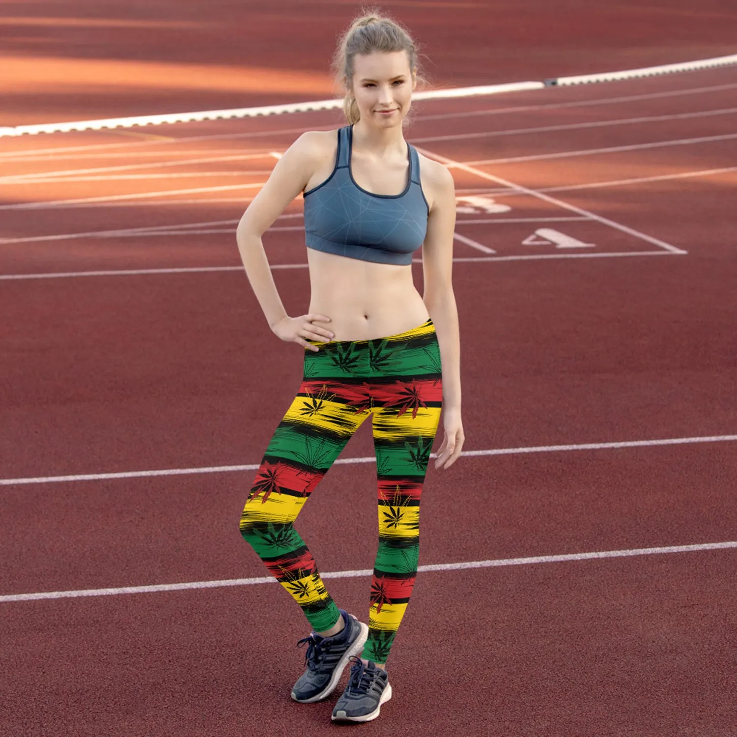 Womens Reggae and Cannabis Leggings